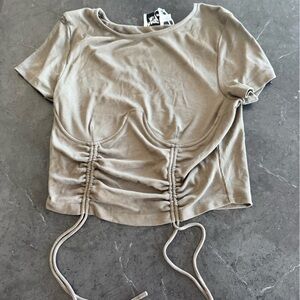 Princess Polly Khaki Stormi Top